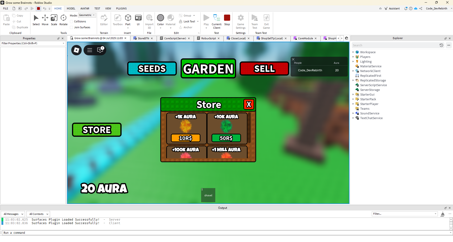 Custom UI Work